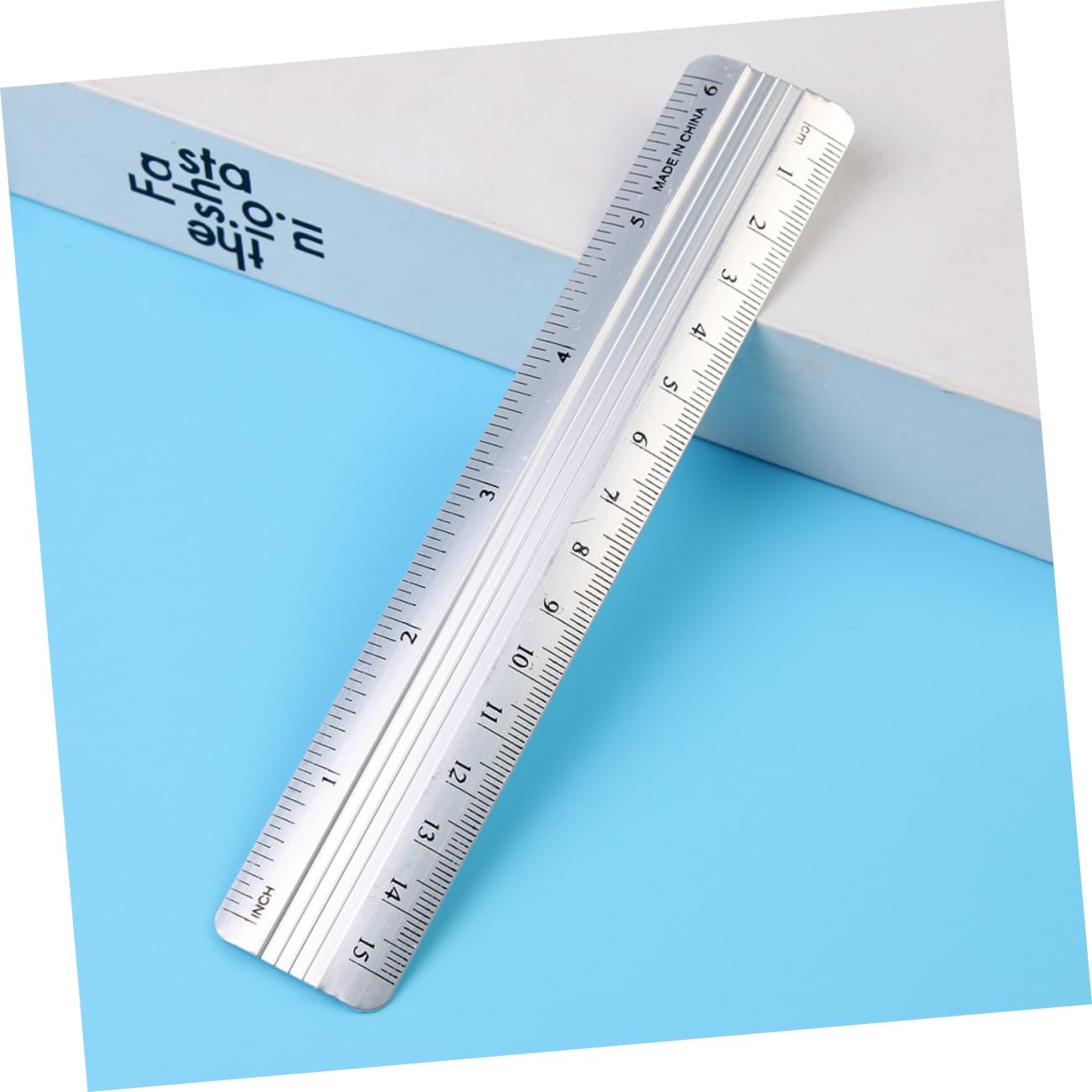 Housoutil 2 Juegos Regla De Aluminio Gobernante Regla Maquinista De Medición s Artesanales De Precisión Set De s Recta Metálica Silver 10 Uds * 2