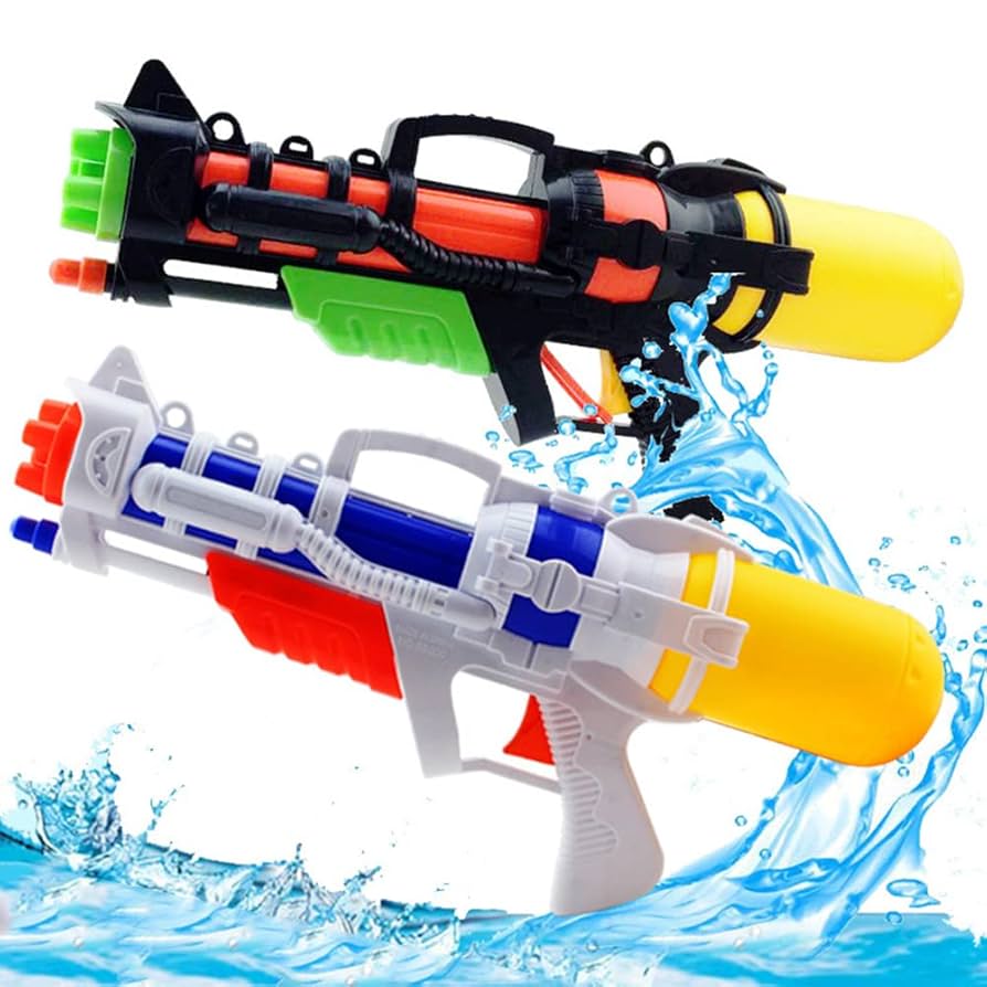水鉄砲 水遊び ウォーターガン 水ピストル みずあそび 4個セット Amazon | Huang Yem 水鉄砲 水遊び ウォーターガン 水ピストル