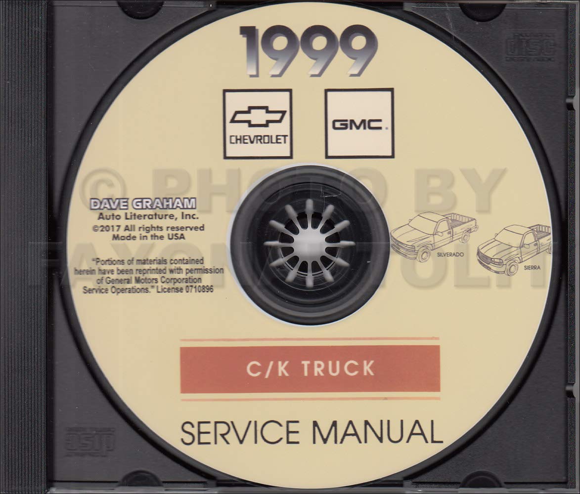 .THE ABSOLUTE BEST 1999 CHEVROLET C/K SERIES TRUCKS & PICKUPS REPAIR SHOP & MAINTENANCE MANUAL CD Includes All Silverado 1500 2500 and Sierra 1500