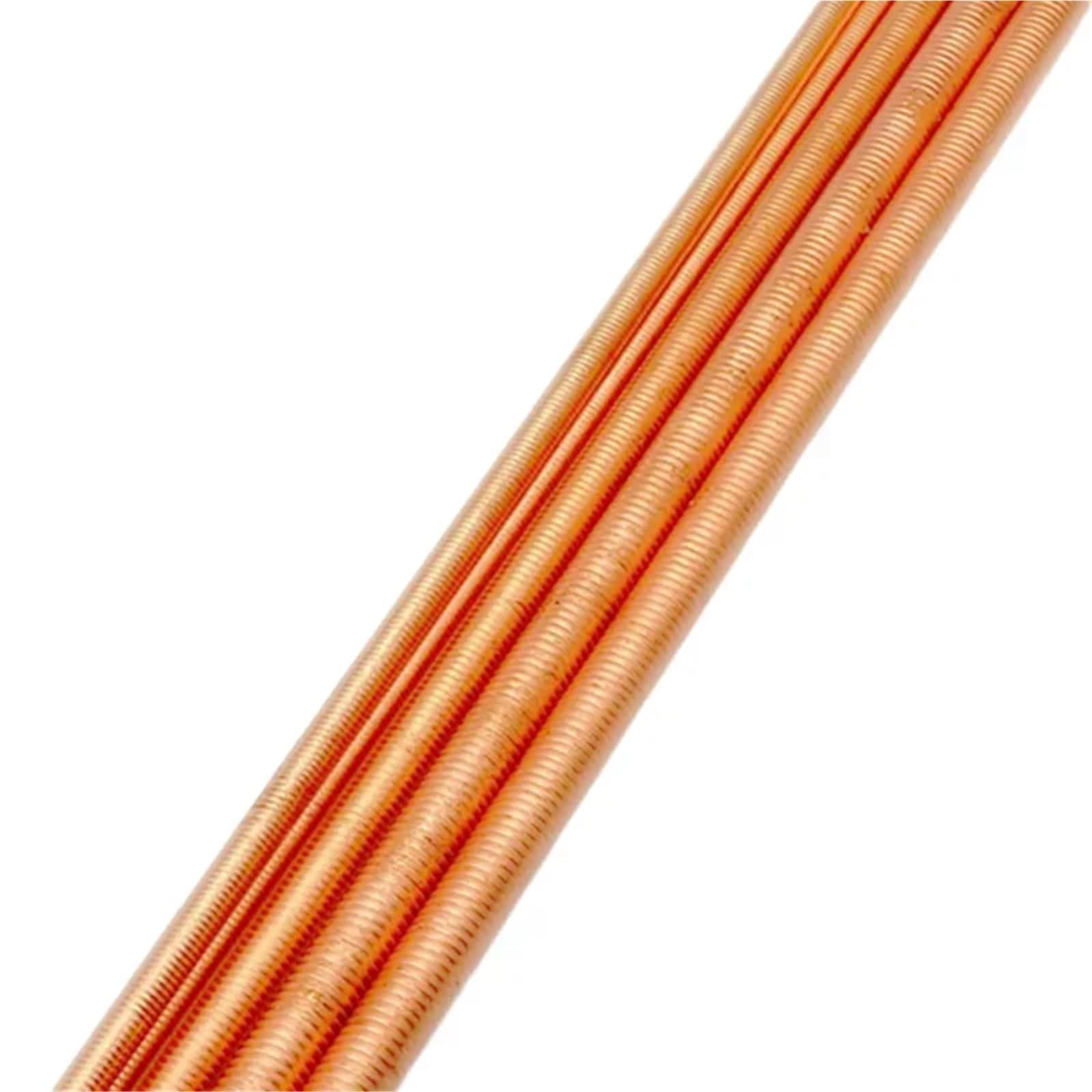 Varillas roscadas de cobre, barras, espárragos, espárragos, varilla roscada completa Para La Fijación De Conjuntos(500mm,M12)