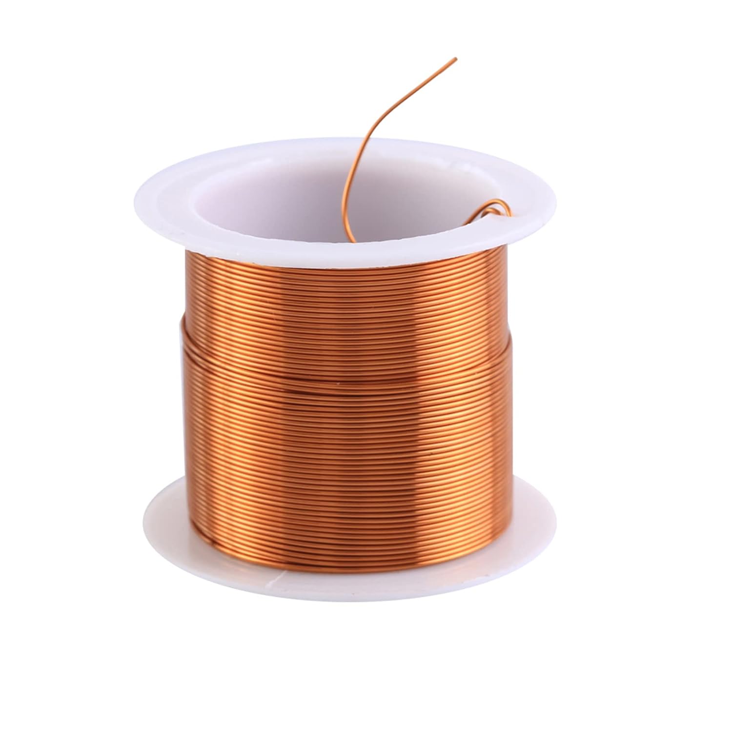 22AWG 32Ft Coil Magnet Wire Enameled Copper Wire Enameled Magnet Winding Wire 1 Spool Coil Natural Temperature Rating Widely Used for Transformers Inductors