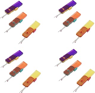 GZWZH 12PCS Collapsible Portable Thread Remover 0.59x3.27in Clothes Removal Tool for Hand Embroidery Cross Stitch Thread Clothing Thread Picker Sewing