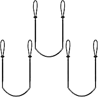 Anglecai 3-Pack UHMWPE Climbing Stick Aiders for Hunting - Single Step Rope Aiders for Tree Steps & Climbing Sticks