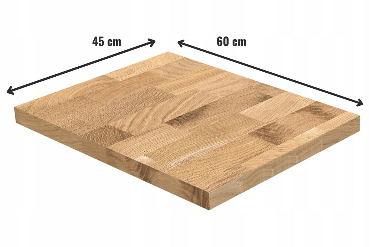 Plan de travail de cuisine résistant à l'humidité 45 cm – Surface stratifiée durable – Design à bords arrondis – Maison lumineuse K091FP – Idéal pour la rénovation de la maison et les intérieurs