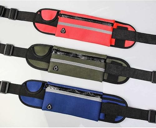 Miniatura 9 de Riñonera deportiva unisex para mujer, bolsa de teléfono celular con auriculares, puerto para correr, ciclismo, cruzada, pequeña, moderna,