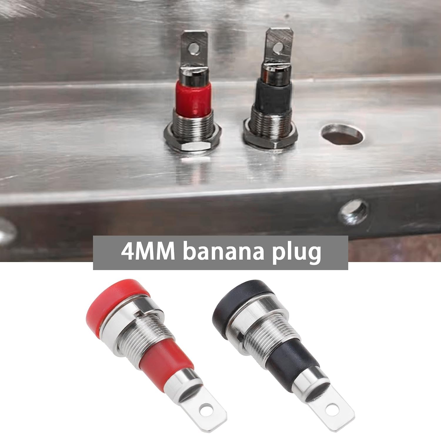 EMSea 10 Stück 4-mm-Buchse Adapter Bananenstecker Audio-Lautsprecher Bananenstecker Testst - Analyse des détails et conception