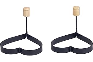 Norpro Non-Stick Heart Pancake/Egg Rings, Set of 2