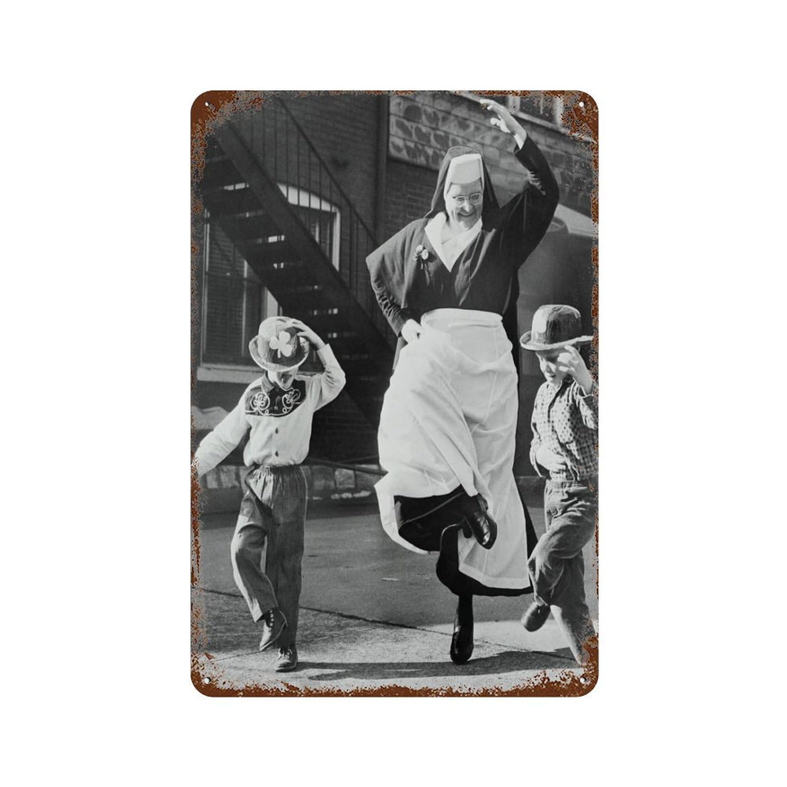xiaoxiaoshen Vintage Irish Dance Wall Decor Art Metal Tin Poster Modern Home Decor Art Home Bar Shop Decorations Vintage Sign 30x20cm