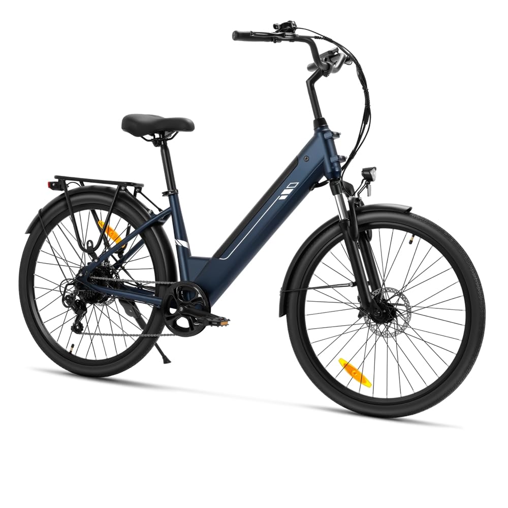 Touroll Bicicletta Elettrica, J1/J2 ST,Autonomia 100km,Batteria Rimovibile 15.6Ah, bicicletta elettrica uom, Motore 45 NM, 27,5''/26'' E-Bike