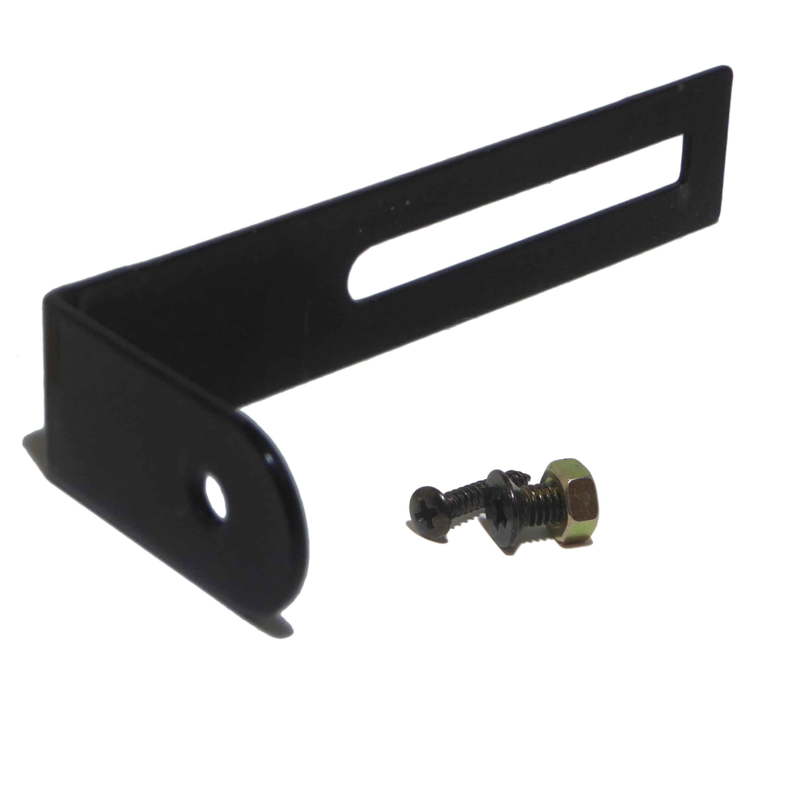 Guitar scratch plate pick guard bracket in chrome black or gold including screw (Black) scratchplate - Image 4
