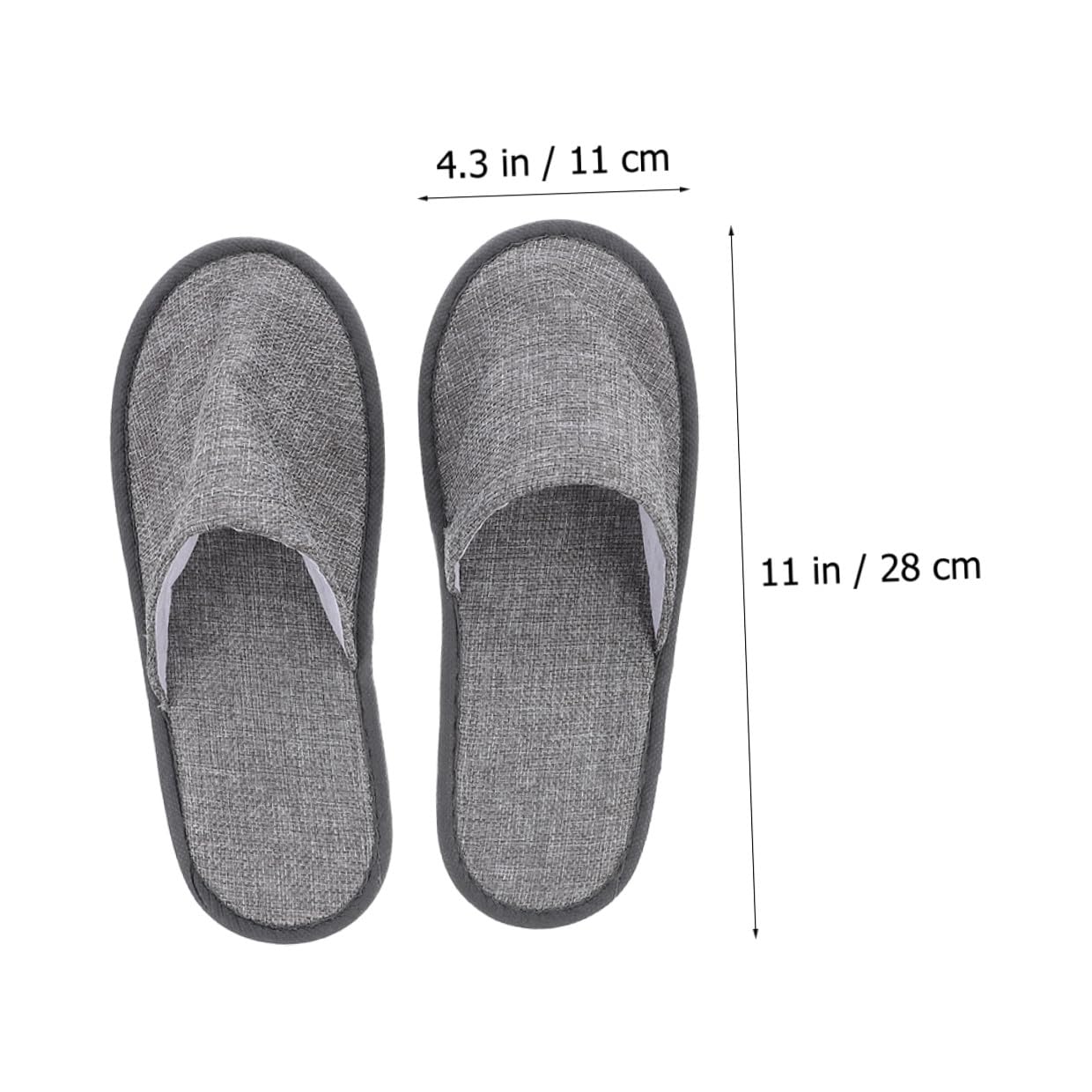 Zapatillas de Hotel Desechables Portátiles Plegables 15 Pares