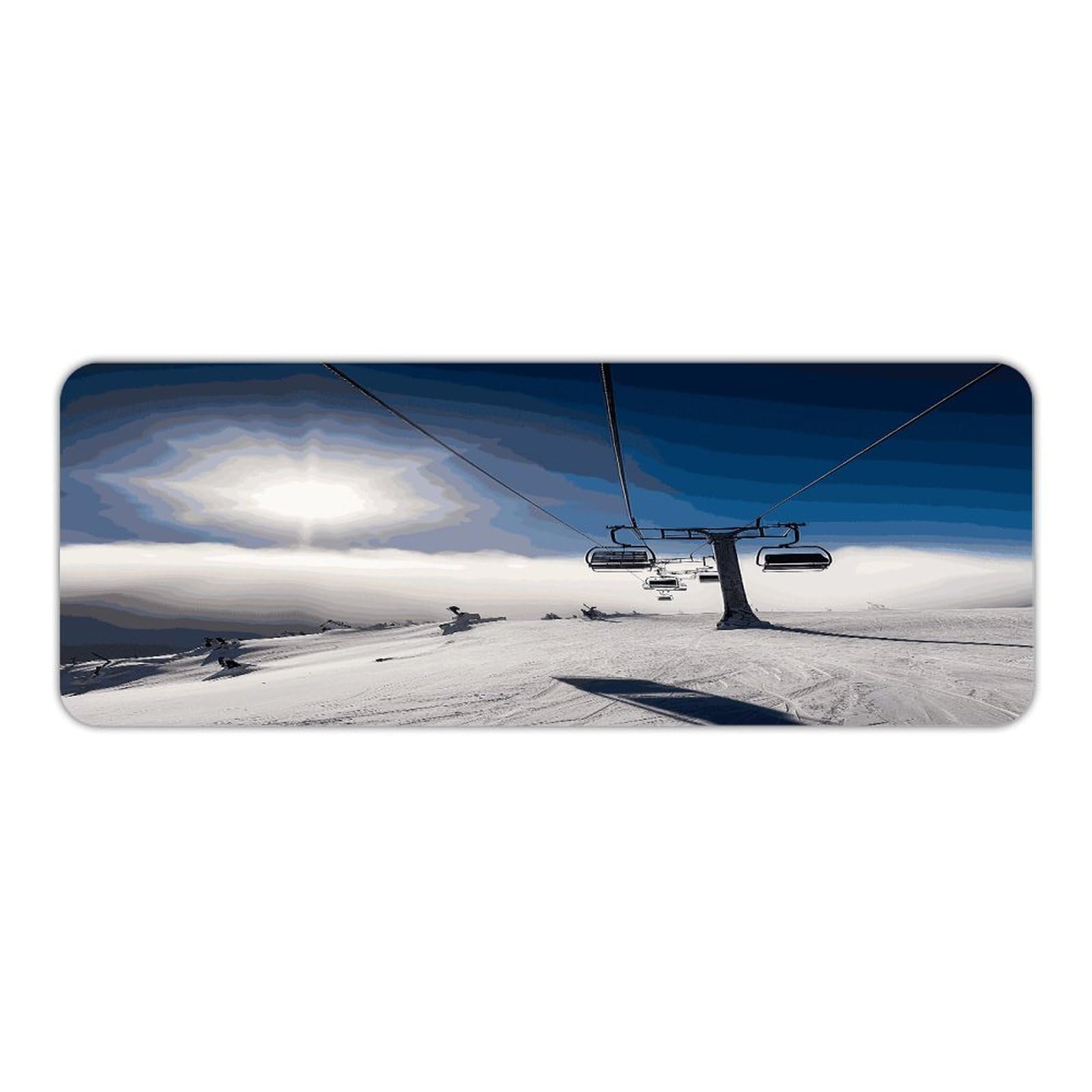 Alfombra de cocina lavable suave y cómoda: alfombra antideslizante de 45 x 120 cm 1