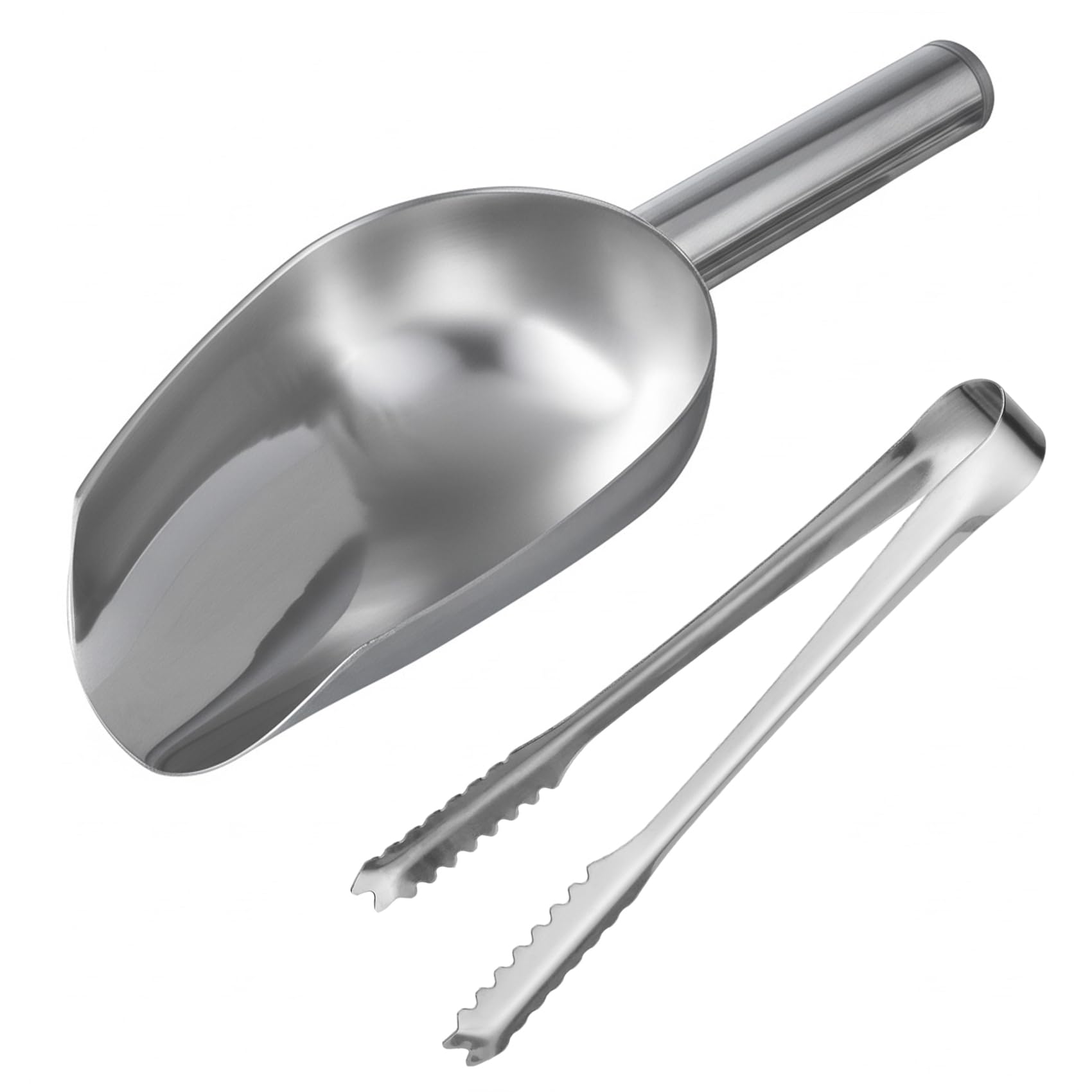 Sweet Candy Buffet Ice Tongs & Scoops (Silver-1 set)