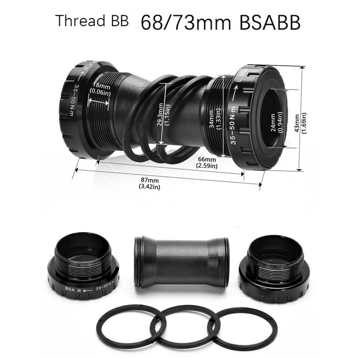 Pédalier Vélo Route Manivelle 170mm - Compatible 9 à 12 Vitesses, Alu/titane, Neuf