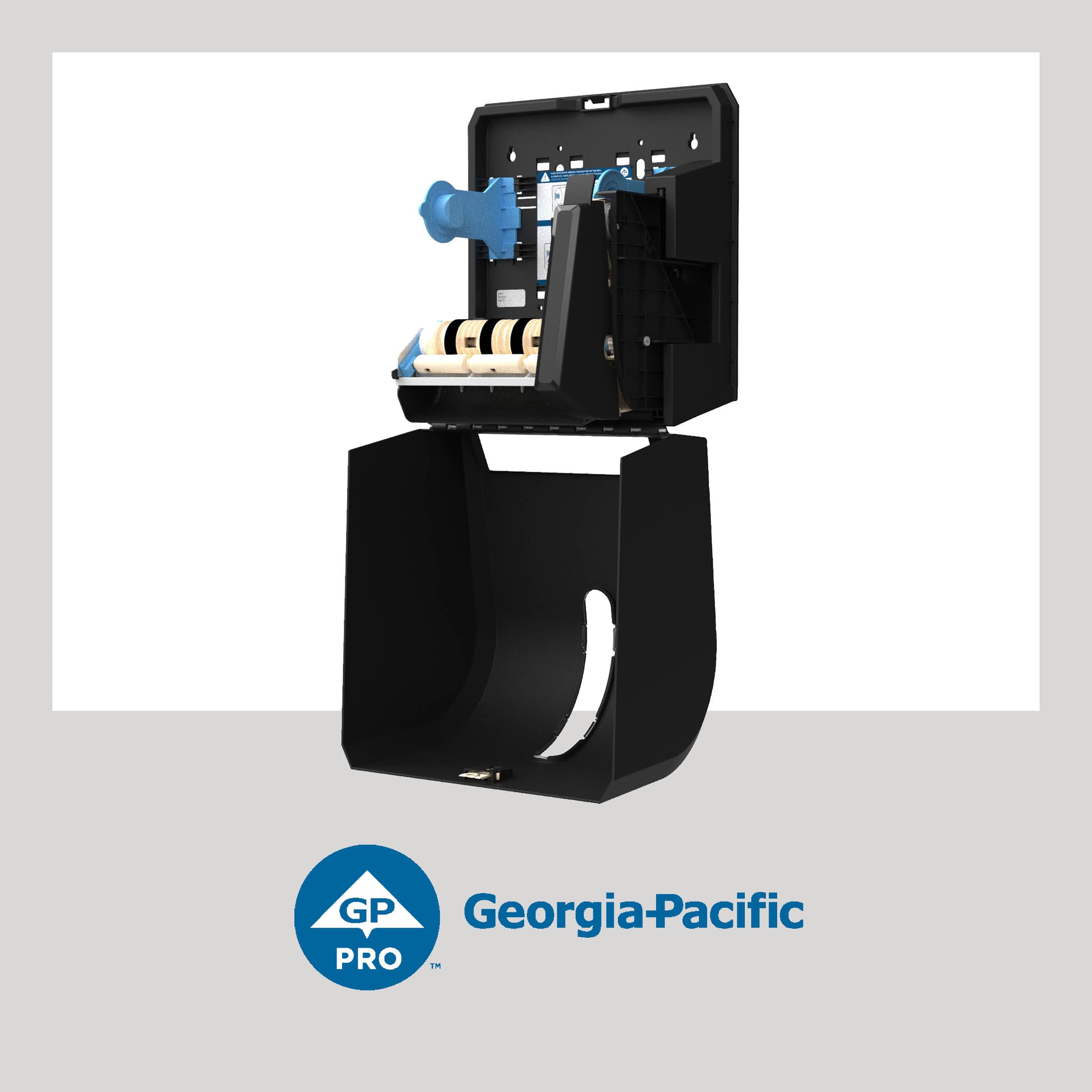 Georgia-Pacific Dispensador de Toallas de Papel de GP Pro, 54338A, Color Negro