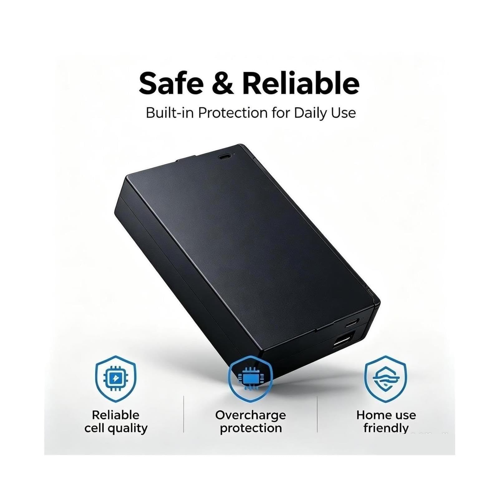 Batteria for blocco impronte digitali da 3200 mAh, for YC07D【P-P-P+P+】