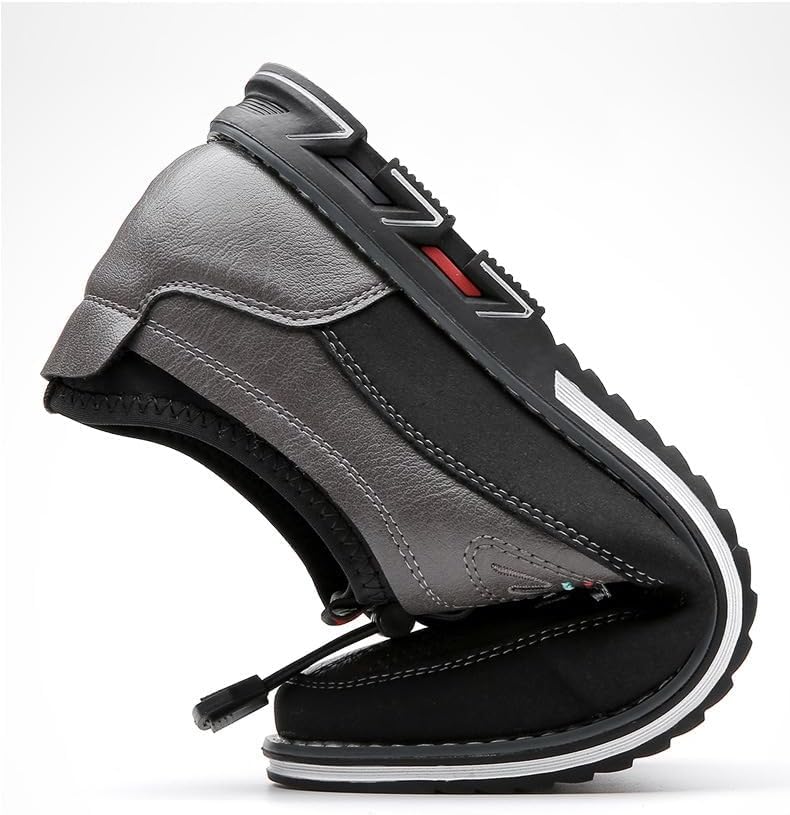 Men's Genuine Leather Oxford Loafers - Lightweight Business Casual Shoes for Work Driving Outdoor Wear3