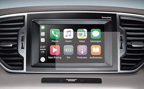 PcProfessional Juego de 2 protectores de pantalla para Kia Telluride Forte Optima Sedona 2019 2020 de 8 pulgadas, pantalla táctil de