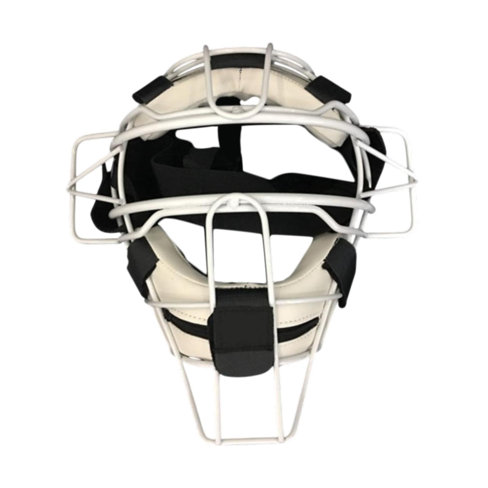 rockible Casco de Receptor de Béisbol con Mascarilla, Protector Facial Resistente, Ligero, Suave, Acolchado, Transpirable, para Exteriores