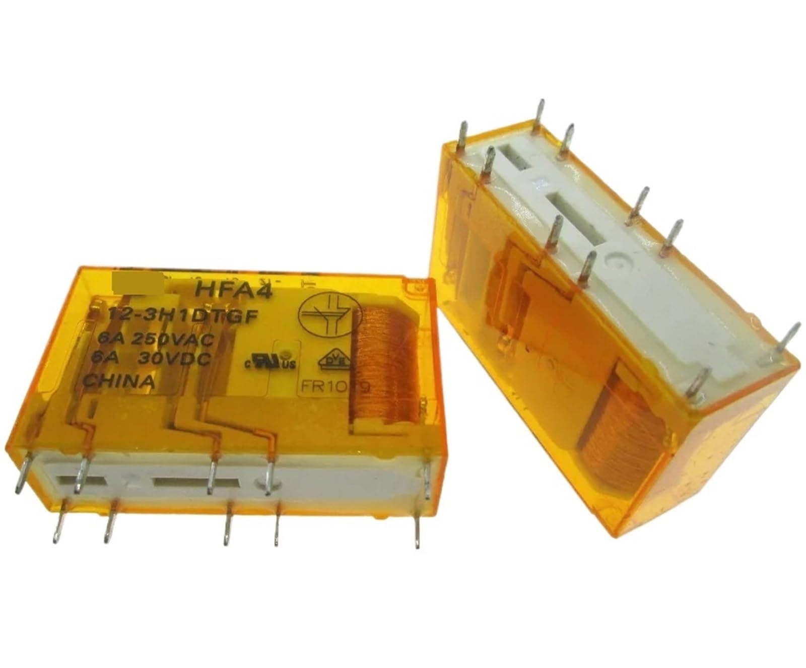 Relais de protection 12V HFA4 pour sécuriser vos installations électriques 6A 250VAC