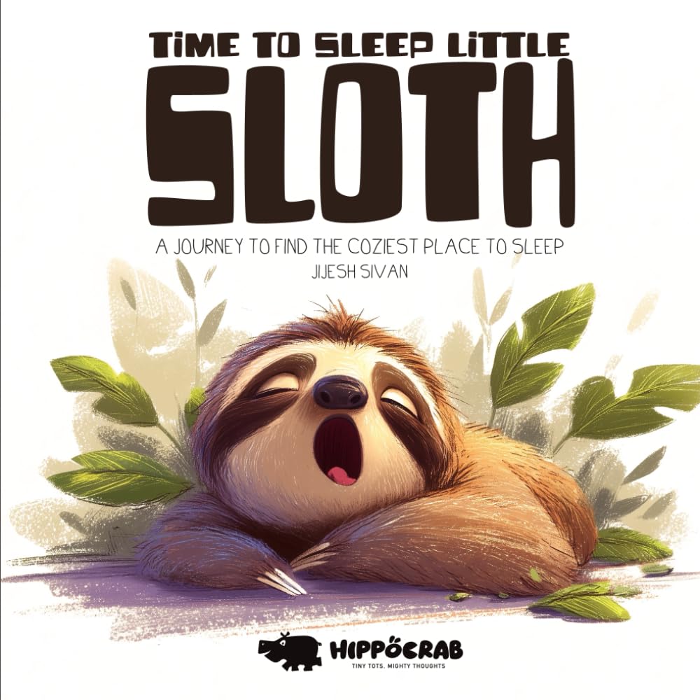 TIME TO SLEEP LITTLE SLOTH: A JOURNEY TO FIND THE COZIEST PLACE TO SLEEP (HIPPOCRAB Picture Book Series)