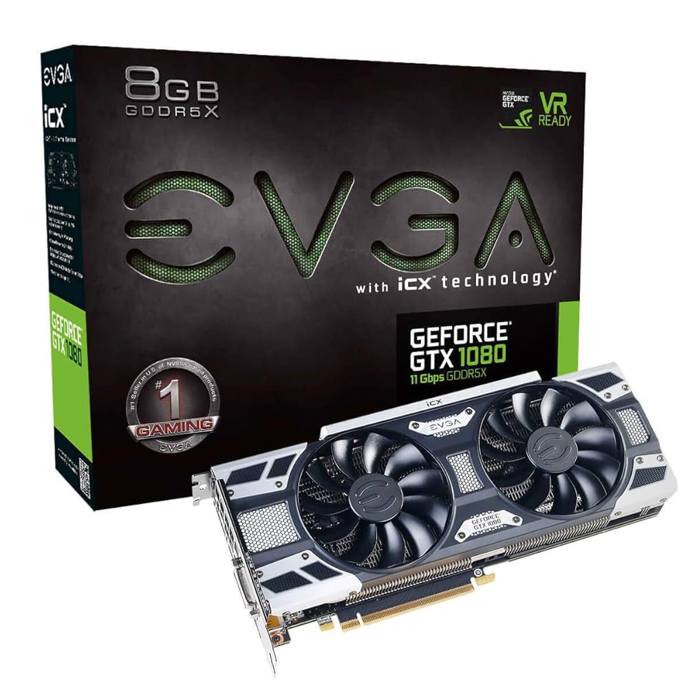 EVGA GeForce GTX 1080 グラフィックボード Amazon | EVGA GeForce GTX 1080 GAMING, 8GB 11GHz GDDR5X, iCX