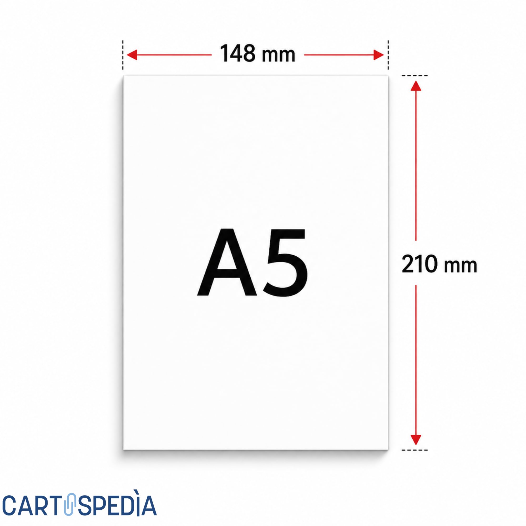 Carta Stampante A5 80 g/m² 500 Fogli Risme - TOTALE 2000 Fogli 14,8 x 21 cm per Farmacia e Ricette Mediche
