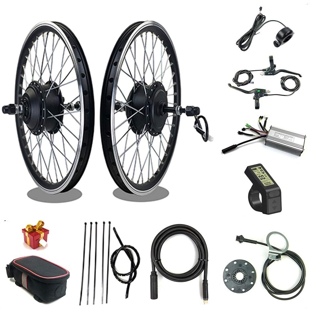 Buy RICETOO Electric Bicycle 36V/48V 500W Rear Rotate Wheel Brushless ...