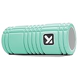 TriggerPoint Grid, Rouleau en Mousse avec Instrusctions Vidéos en Ligne, Massage Pronfond des Tissus Musculaires, 13''/33cm Menthe Produit d'origine