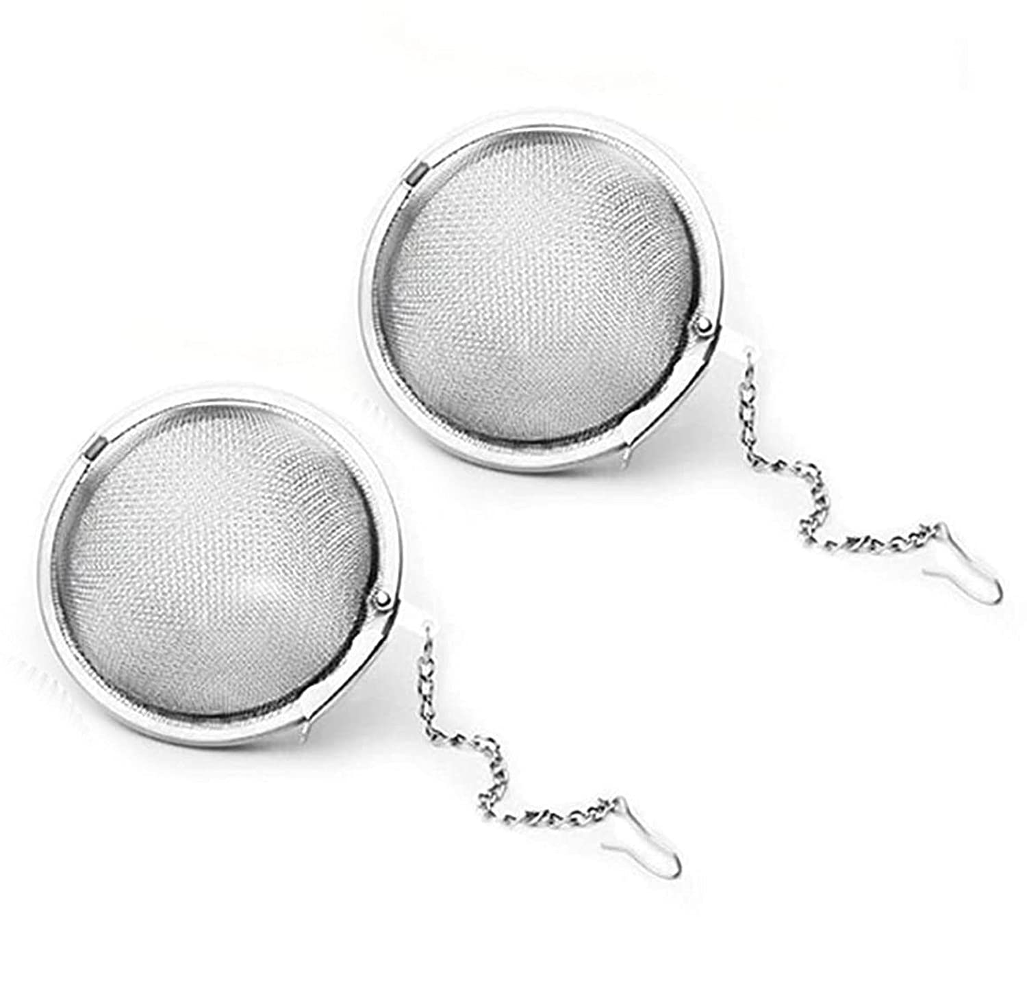 See full amazon price history chart for YANCI Stainless Steel Tea Ball Strainer Mesh Infuser Filter Reusable Spice Filter Ball Herbs Infuser with Extended Chain Hook for Loose Leaf Tea and Spices Seasoning (Medium, Pack of 2) YANCI Stainless Steel Tea Ball Strainer Mesh Infuser Filter Reusable Spice Filter Ball Herbs Infuser with Extended Chain Hook for Loose Leaf Tea and Spices Seasoning (Medium, Pack of 2) (B09F3SWZ2P) Amazon Price History, Amazon Price Tracker