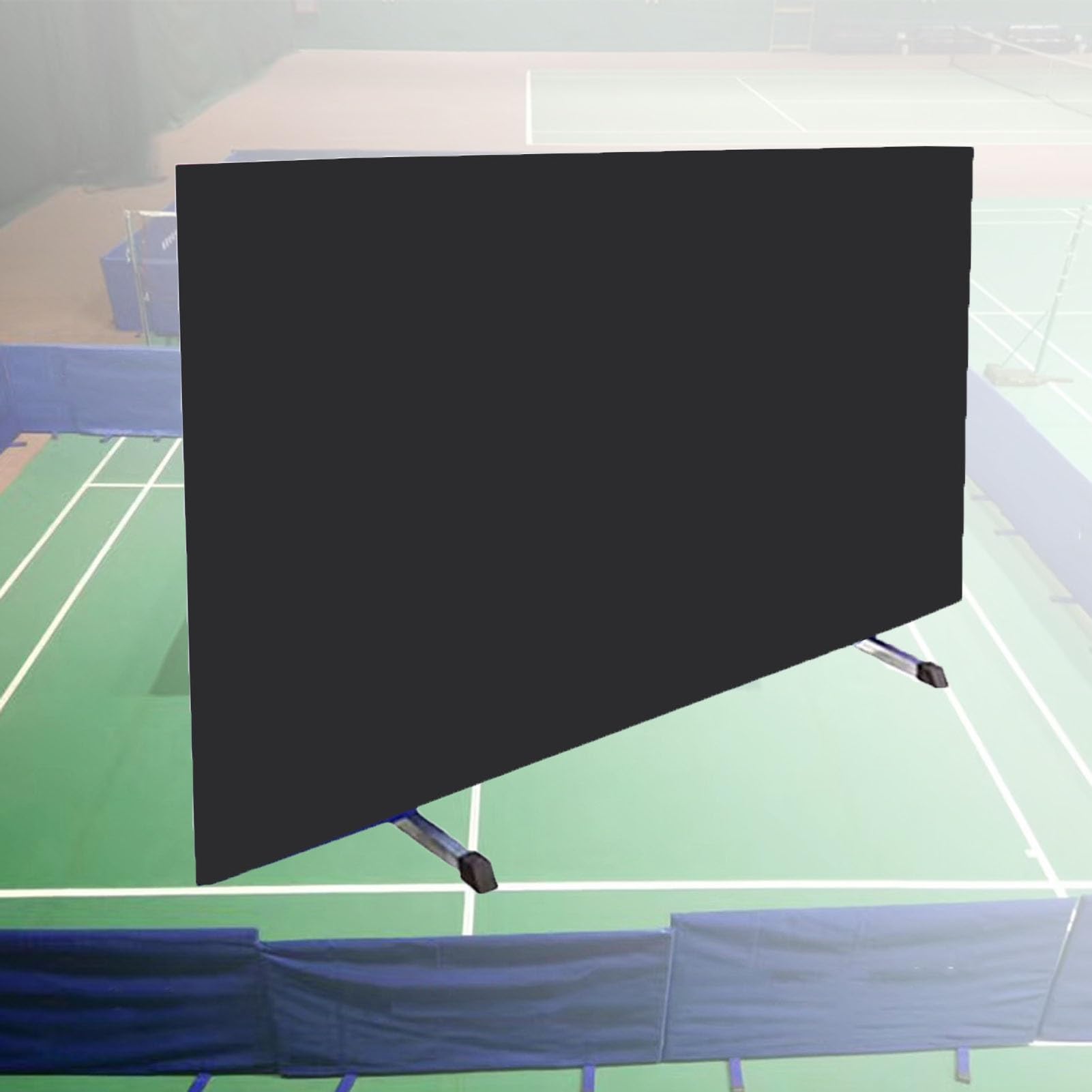 Divisorio Pieghevole per Tavolo da Ping Pong - Separatore per Allenamento con staffe girevoli per Garage e stadi, Nero, 140x75 cm - 1 divisorio per Una Maggiore concentrazione