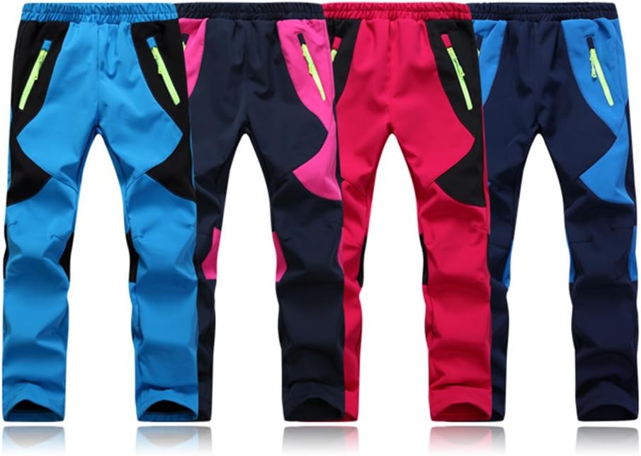 CATERTO Youth Snow Pants with Reinforced Knees and Seat,Warm Climbing Trousers For Boys and Girls