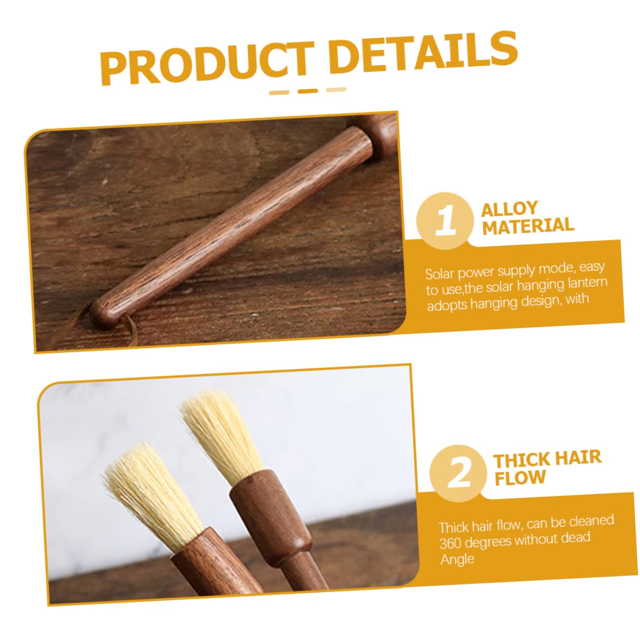 4 Piezas Cepillo de limpieza para cafeteras cepillo de máquina de detalle cafeteras expreso Cafe molido café cepillo de limpieza con mango de madera concentrarse