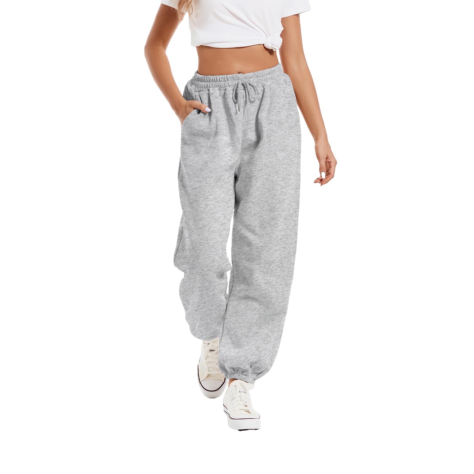 dockstreet Loose Baggy fit Joggers/Loose Yoga Pants/Casual Extra Baggy fit Lower Cotton for Women