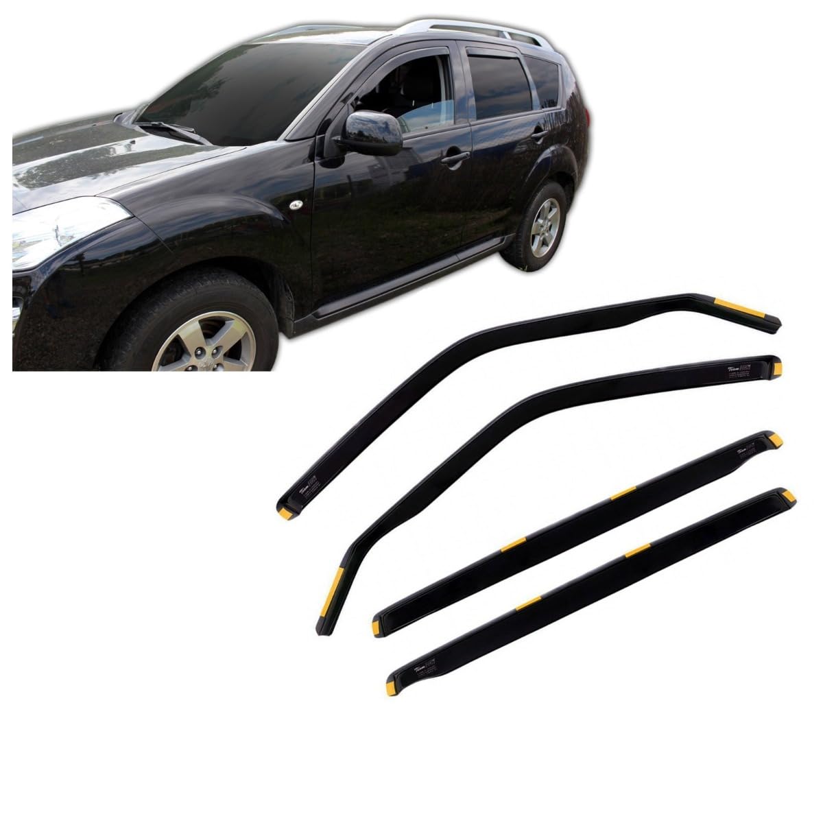 Deflecteur D Air Peugeot 308 Kit Déflecteurs D'air Citroen Jumpy 2 (2007-2016 Barre De Toit Jumpy 3