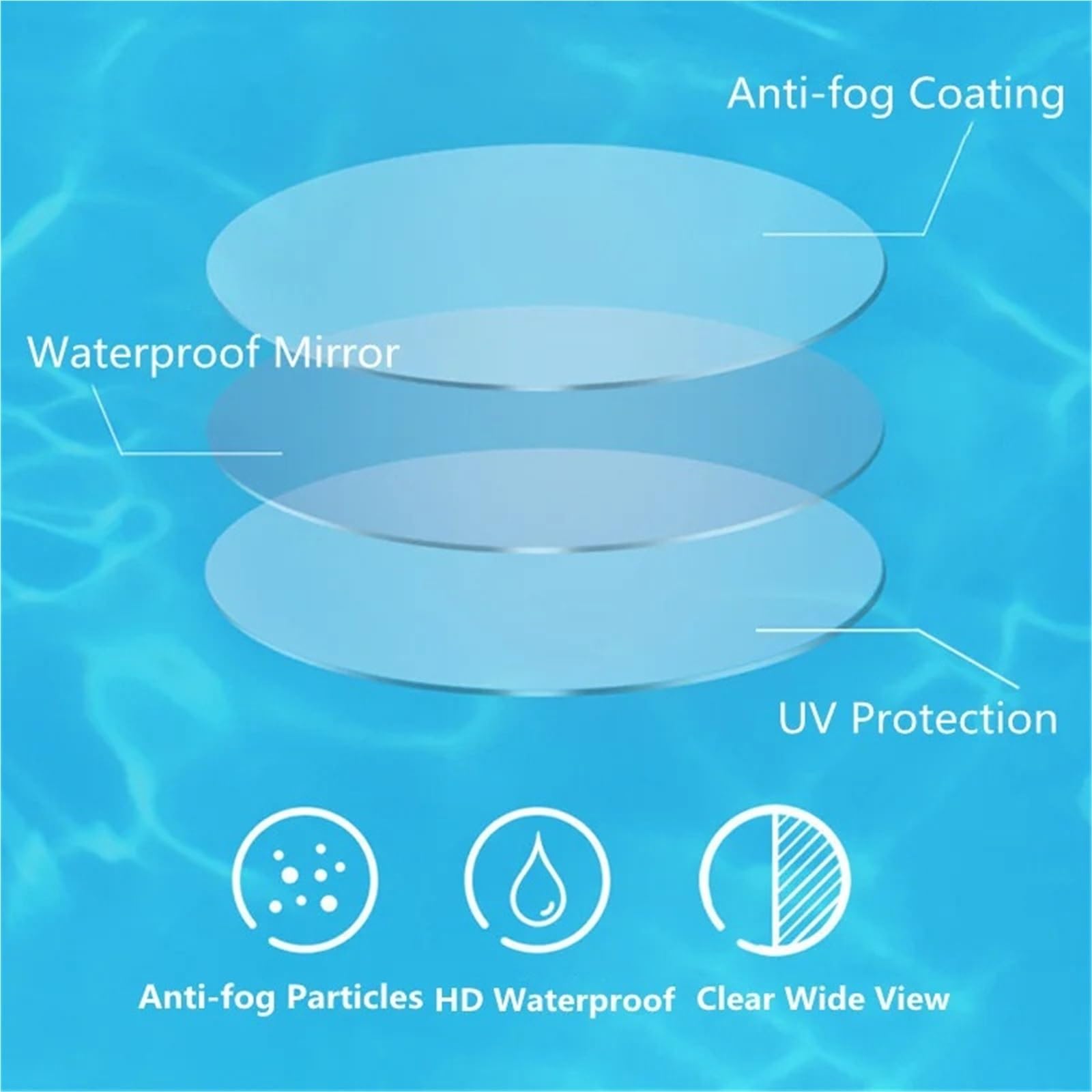 Gafas de natación profesionales Para Deportes | Hombres Mujeres impermeables antivaho piscina gafas de natación for adultos gafas de agua ajustables