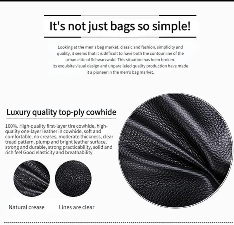 [JUNENTER] ショルダーバッグ メンズ レザー カジュアル 多機能 縦型 カジュアル メッセンジャーバッグ 男性 トレンディ