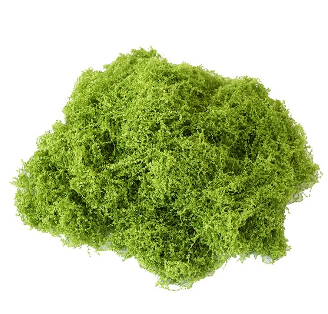 Anlising 300g Musgo Artificial Decoracion, Simulación de Musgo Planta Verde, Musgo Falso, Césped Artificial Musgo, Musgo Vivo, Musgo Manualidades, para Plantas Patio, Jardín Decoración, Hogar