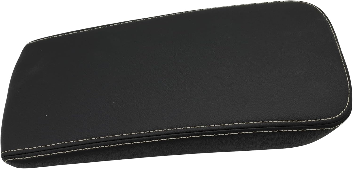 OKAY MOTOR 84422490 Front Centre Cover Console Armrest for 2014-2020 Chevrolet Impala, Center Console Cover Black Leather 23108288