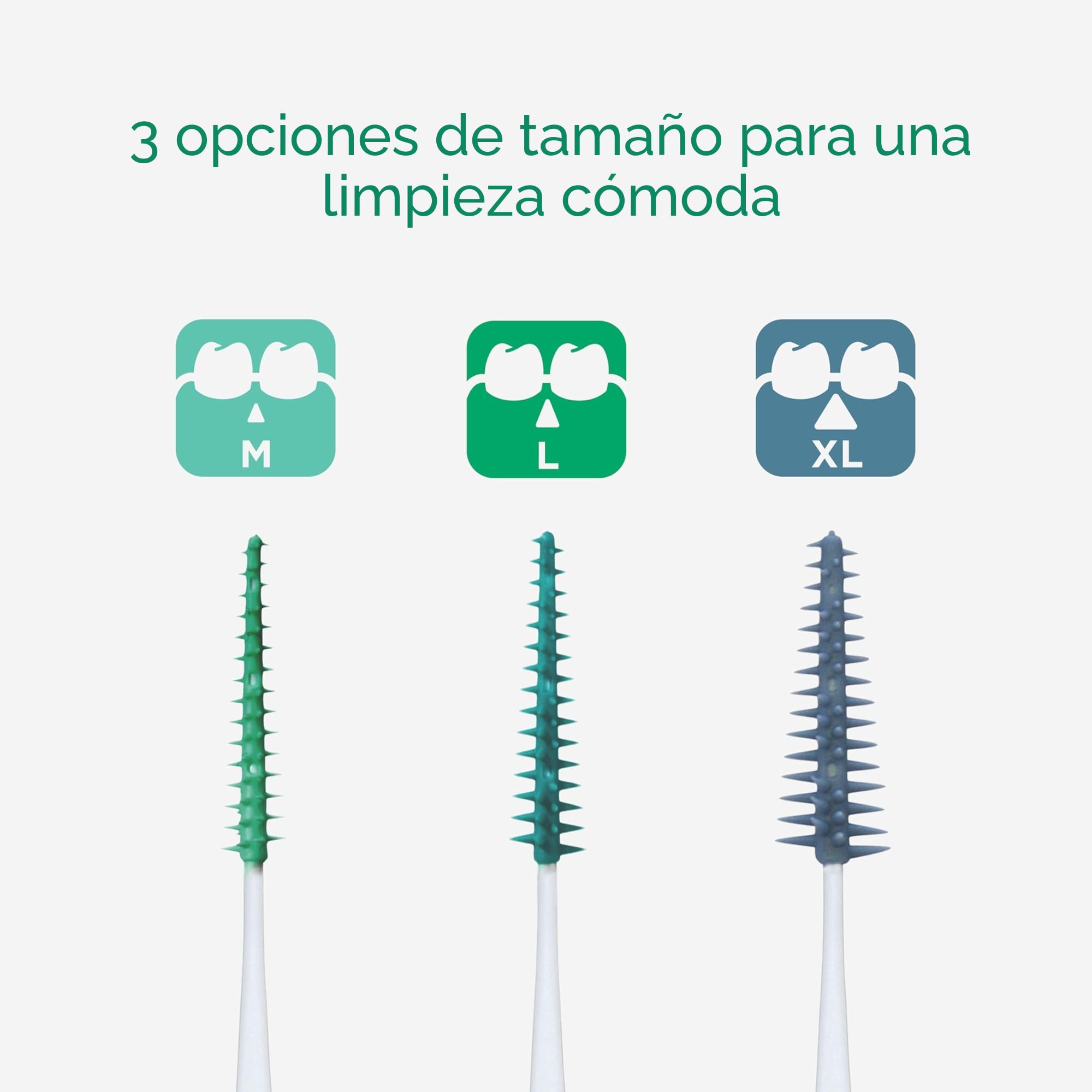 GUM SOFT-PICKS ORIGINAL Palillos Interdentales de Goma/Eliminan eficazmente los restos de alimentos y la placa/Sin látex, madera ni metal (M - [6x50])