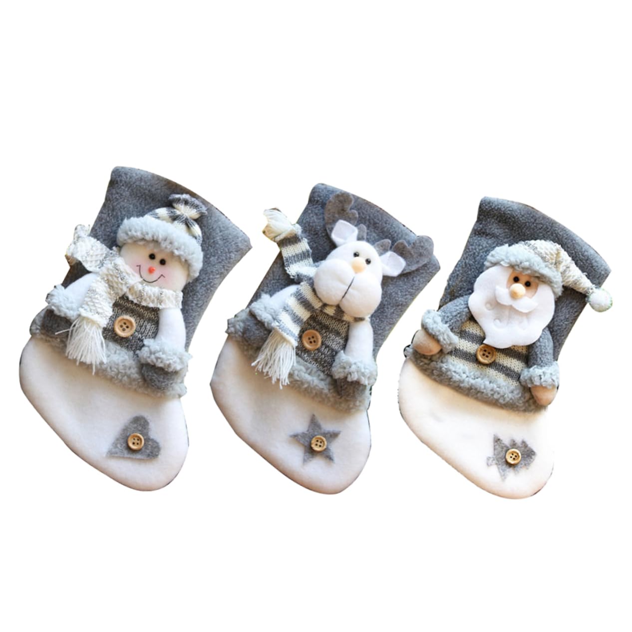 9 Stk strümpfe Weihnachtsgeschenke Geburt Kaminstrumpf Socken für kleine Weihnachtsgeschenk Socke tüte Erdfarben bilden