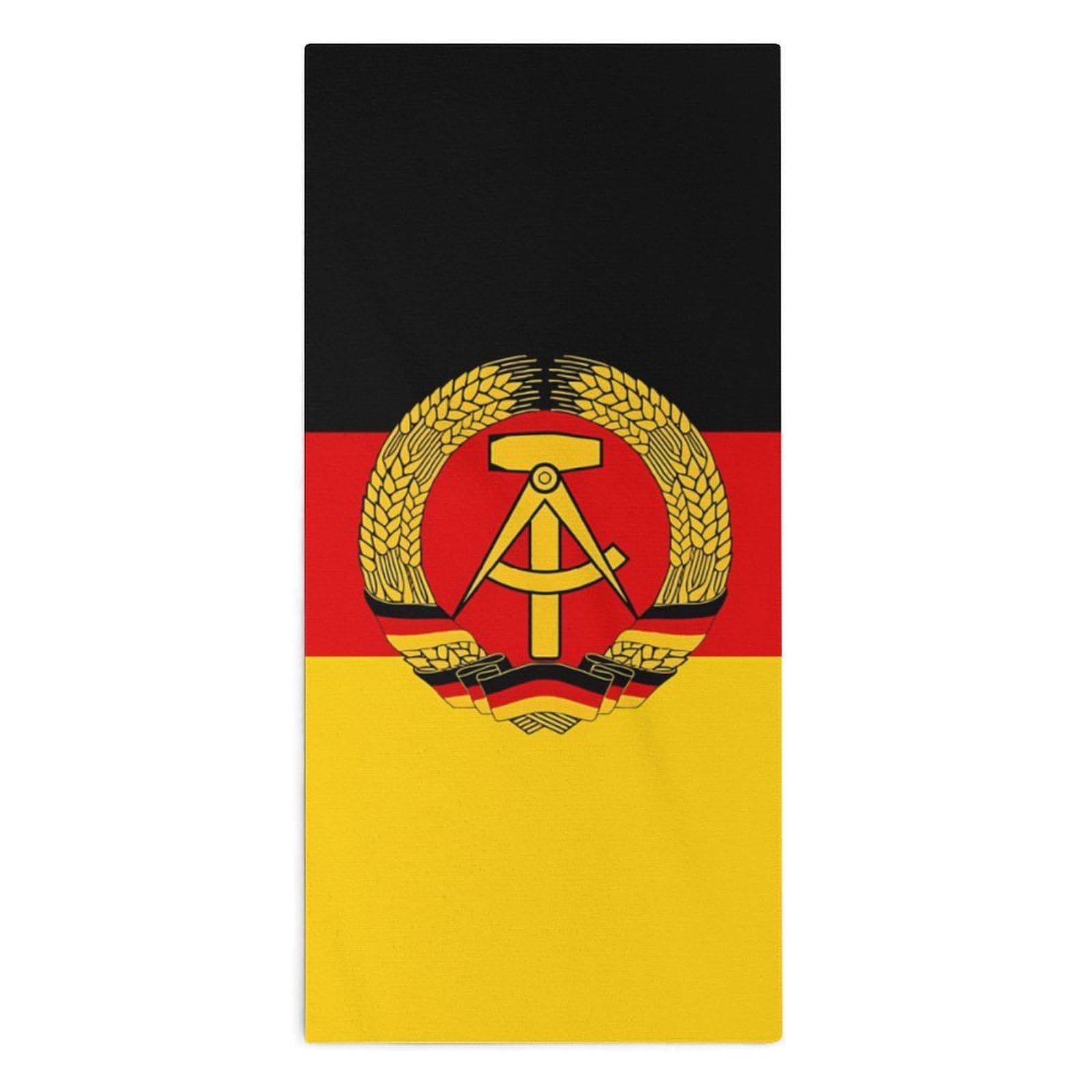 TXFBTRFSA East Germany German Democratic Republic Flag Hand Towels for Adult Face Towel Bath Beach Swim Accessories