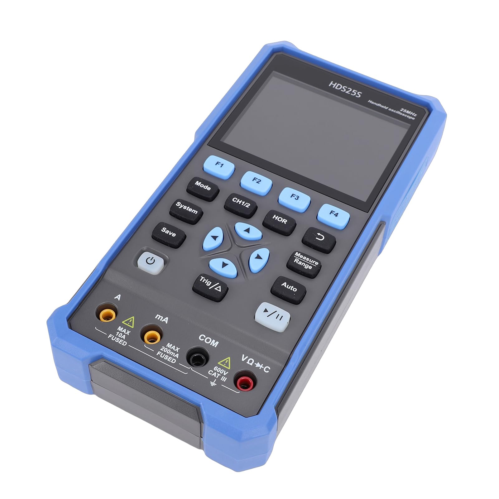 Osciloscopio digital 3 en 1, multímetro de 20.000 contadores, frecuencia de muestreo de 250 MS/s, pantalla LCD de 3,5 pulgadas