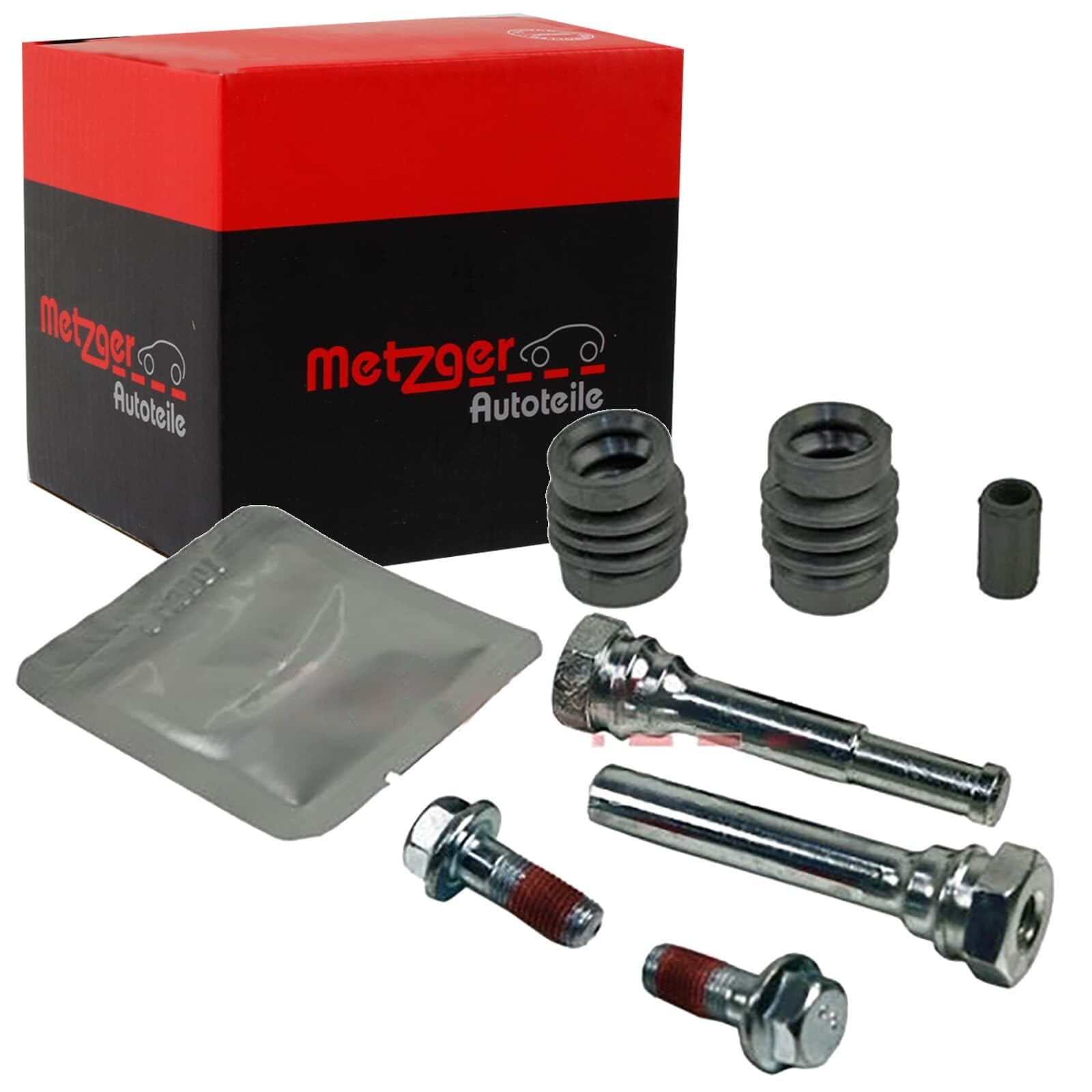 METZGER AUTOTEILE Führungshülsensatz, Bremssattel 113-1451X | Kompatibel mit: CHEVROLET AVEO Schrägheck, AVEO Stufenheck, CRUZE, CRUZE Schrägheck, CRUZE Station Wagon, ORLANDO, TRAX
