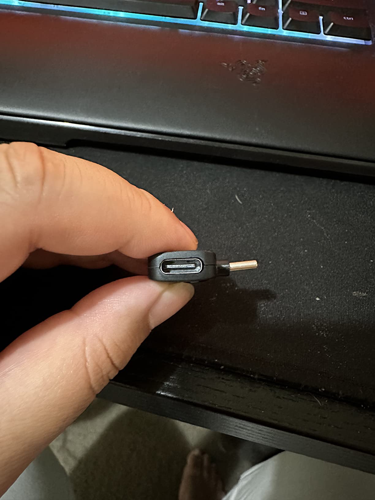 Shenzhi Tech Wireless Lavalier Microphone for USB C Smartphone, Plug