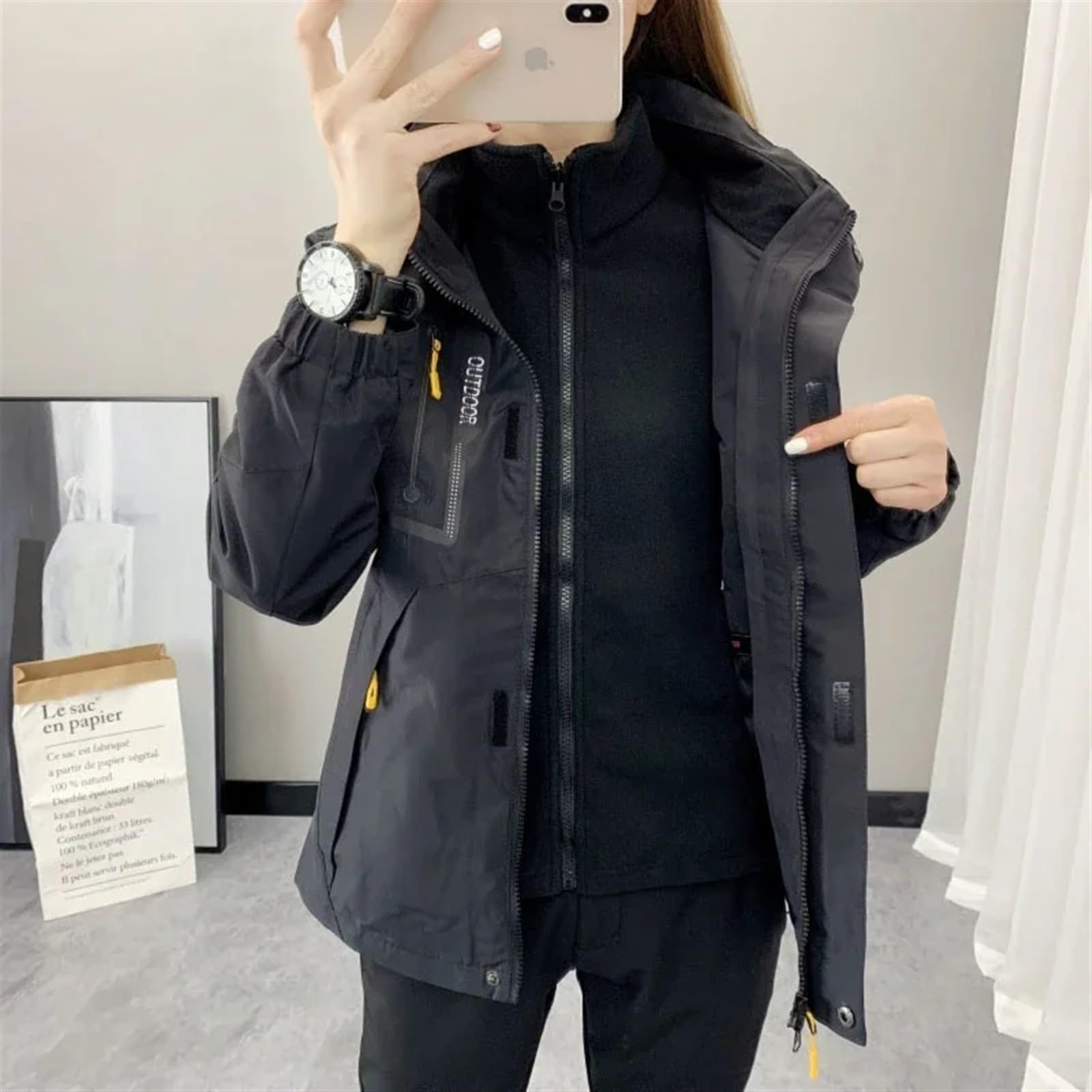 Mono Ski Mujer Traje de esquí de invierno for mujer, chaqueta de esquí impermeable y cálida, pantalones de esquí for mujer, deportes al aire libre, abrigo de nieve, pantalones, ropa de Snowboard