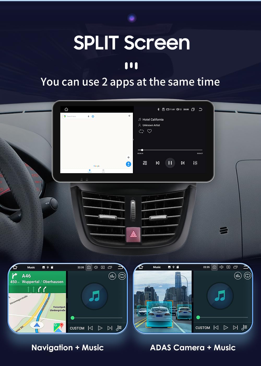 Radio estereofónica automotriz de 10,33 Pulgadas Peugeot 207 207 CC 2006 2007 2008 2011 2012 2014 2015 8 Navegación GPS Central y carplay Android Automobile Local Weather SWC DSP Online Radio
