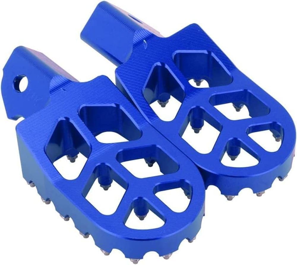 Podnóżki motocyklowe szersze podnóżki CNC do Surron LBX MX4 niebieskie | do Surron LBX do Talaria Sting MX3/R MX4 do Talaria X3 XXX, Electric Dirt Bike, Dirt Bike, zastosowanie terenowe, Podnóżki