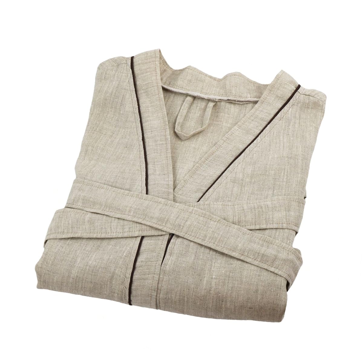 Peignoir mixte 100% lin naturel Allure