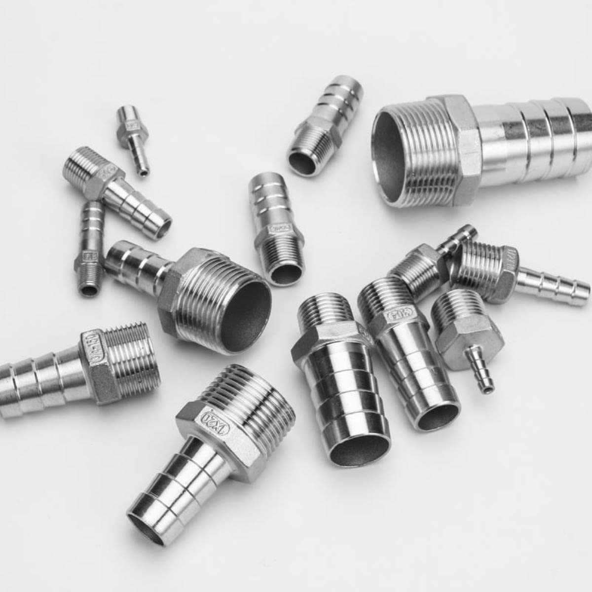 Złącze węża, Złącze węża ogrodowego, Stal nierdzewna, męskie BSP 1/8", 1/2", 1/4" 3/4" Gwint, Złączka do rur, Złączka do węża, 6 mm do 25 mm Narzędzia, Akcesoria, 6 mm,Złącza(15mm)